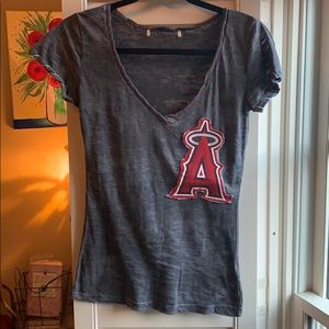 Angels Baseball - Burnout T-Shirt - Medium